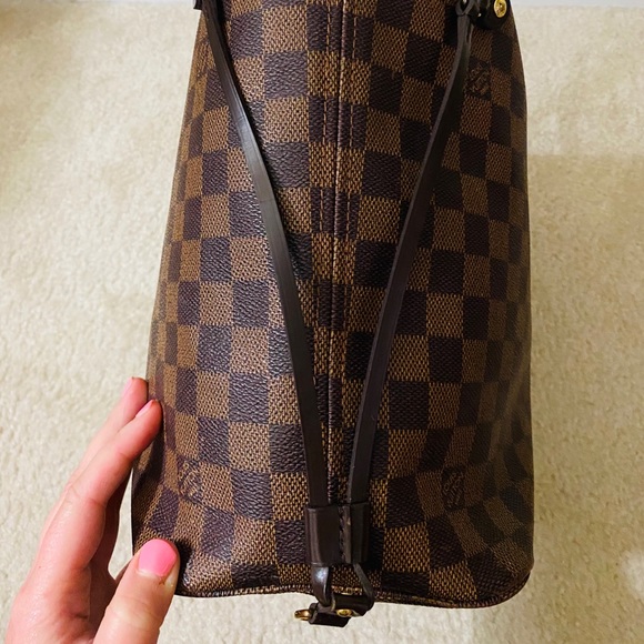 🟥 SOLD! Louis Vuitton Neverfull MM Damier Ebene - Picture 3 of 13